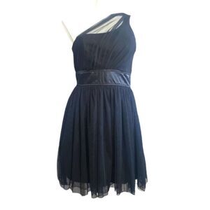 Trixxi dress black one shoulder satin & tulle feminine whimsigoth 5